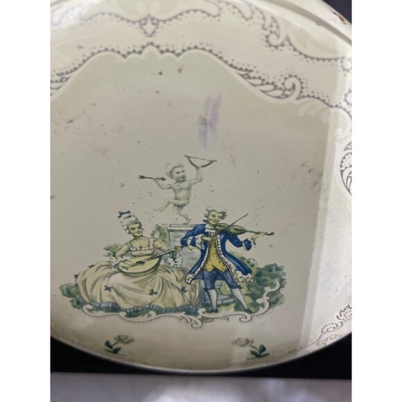 Victorian Tin by Daher Cherub Dresser Trinket Keeper - Picture 7 of 10